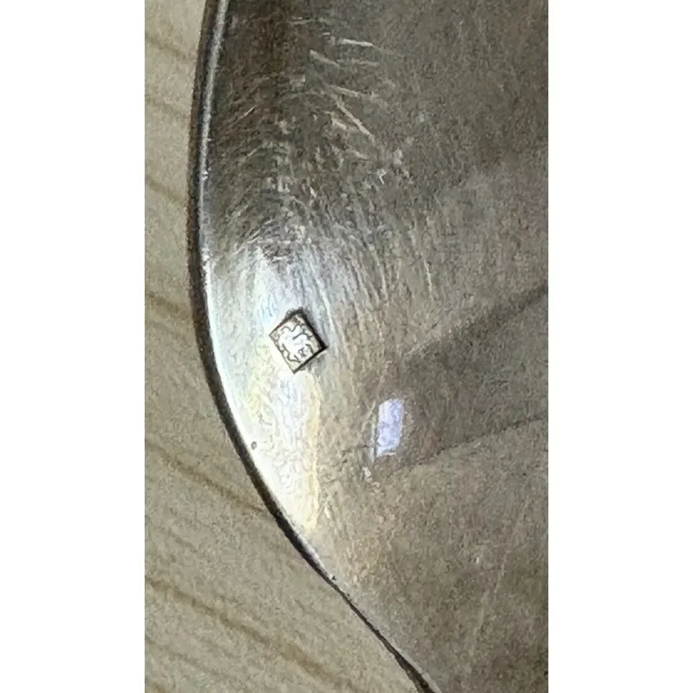 Vintage Ercuis France Silver plated Brantome Dessert Spoon
